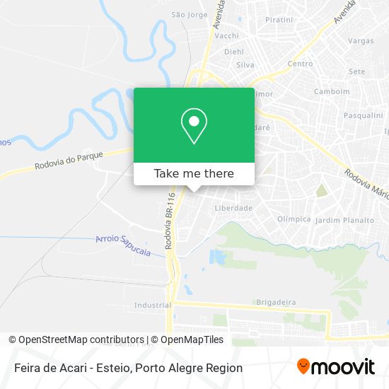 Feira de Acari - Esteio map