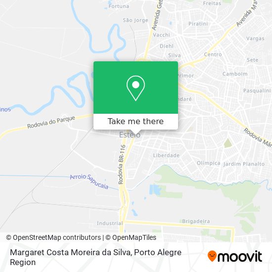 Margaret Costa Moreira da Silva map