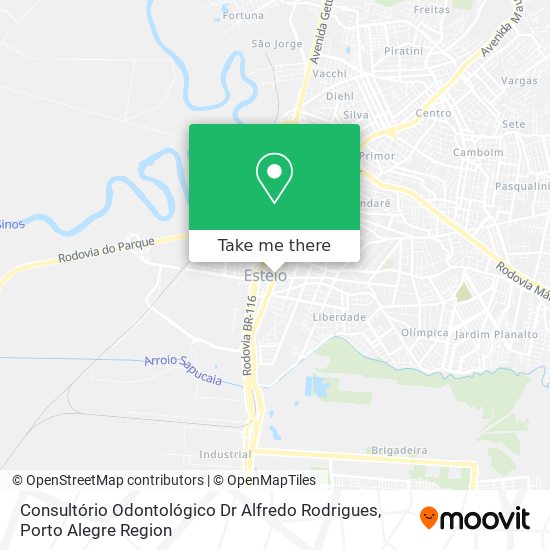 Mapa Consultório Odontológico Dr Alfredo Rodrigues