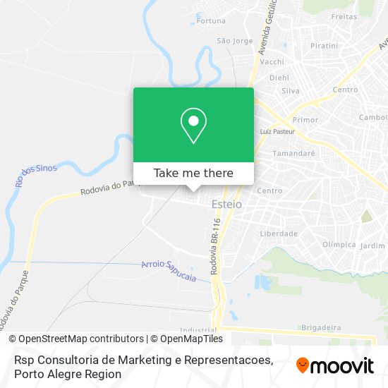 Mapa Rsp Consultoria de Marketing e Representacoes