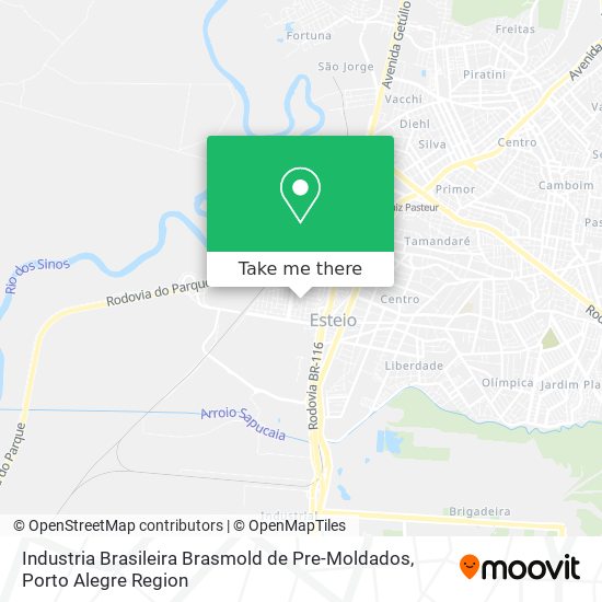 Mapa Industria Brasileira Brasmold de Pre-Moldados