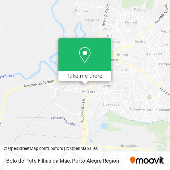 Mapa Bolo de Pote Filhas da Mãe