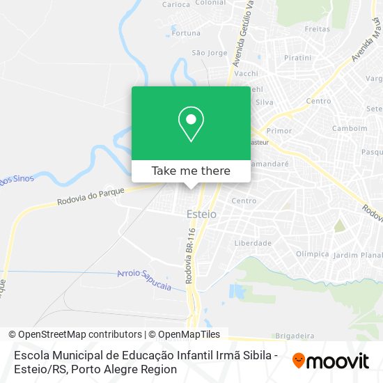 Escola Municipal de Educação Infantil Irmã Sibila - Esteio / RS map