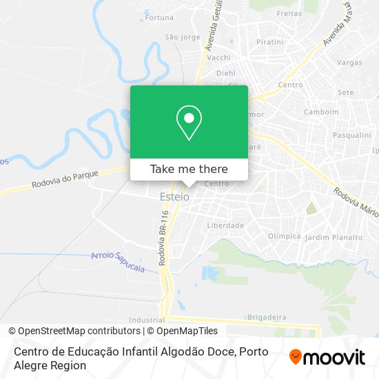 Centro de Educação Infantil Algodão Doce map