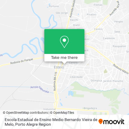 Escola Estadual de Ensino Medio Bernardo Vieira de Melo map