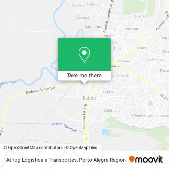 Atrlog Logistica e Transportes map