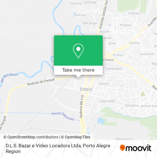 D.L.S. Bazar e Video Locadora Ltda map