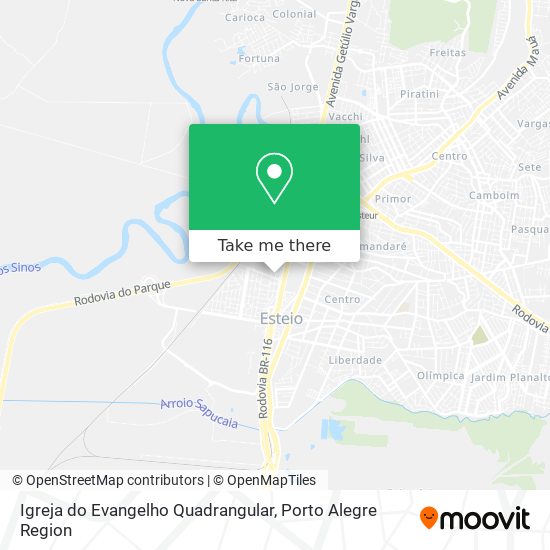 Igreja do Evangelho Quadrangular map