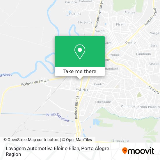 Lavagem Automotiva Eloir e Elian map