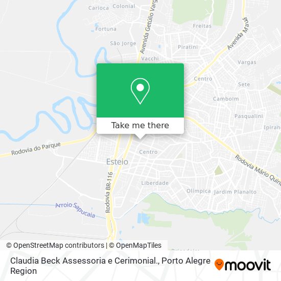 Claudia Beck Assessoria e Cerimonial. map