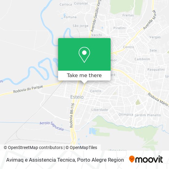 Avimaq e Assistencia Tecnica map