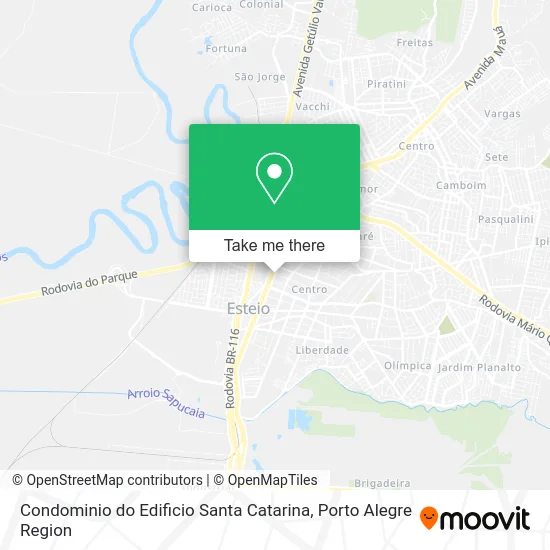 Condominio do Edificio Santa Catarina map