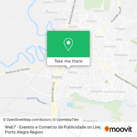 Web7 - Eventos e Comercio de Publicidade on Line map