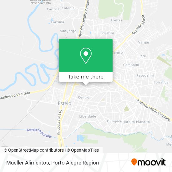 Mueller Alimentos map