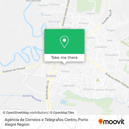 Agência de Correios e Telégrafos Centro map