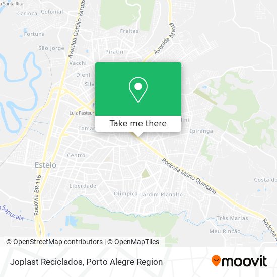 Joplast Reciclados map