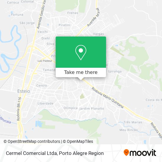 Cermel Comercial Ltda map
