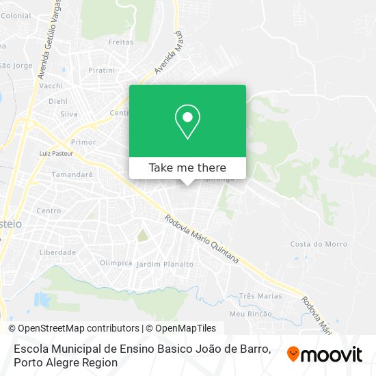 Escola Municipal de Ensino Basico João de Barro map