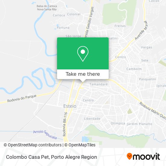 Colombo Casa Pet map