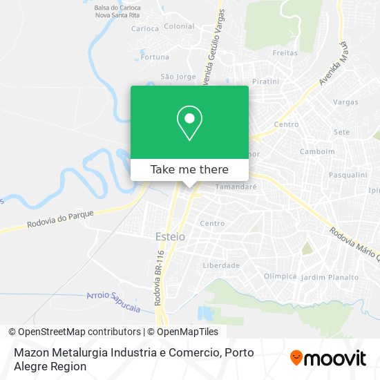 Mazon Metalurgia Industria e Comercio map