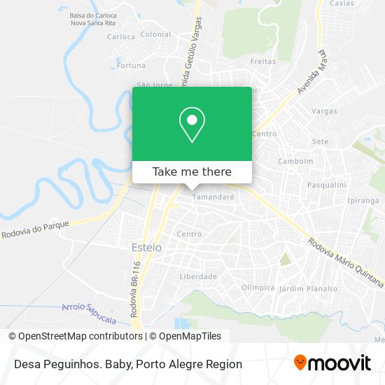 Desa Peguinhos. Baby map