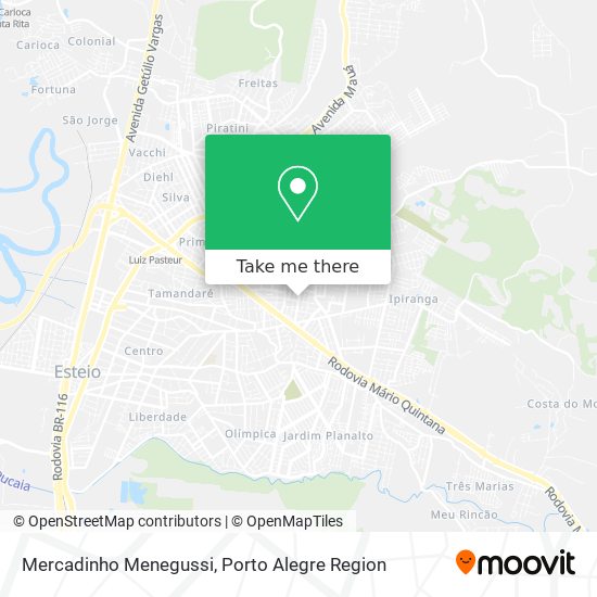 Mercadinho Menegussi map