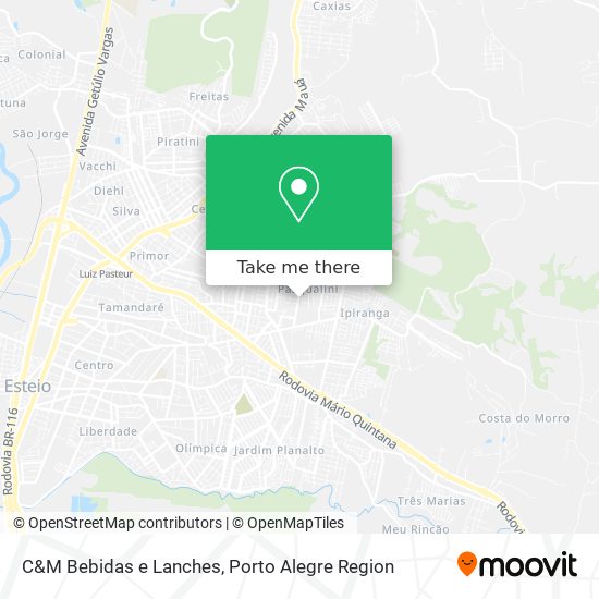 C&M Bebidas e Lanches map
