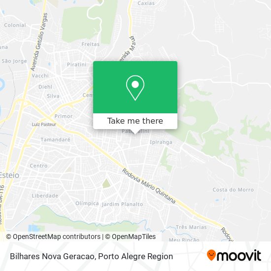 Bilhares Nova Geracao map
