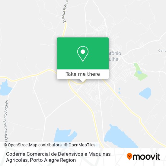 Codema Comercial de Defensivos e Maquinas Agricolas map