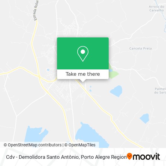 Cdv - Demolidora Santo Antônio map
