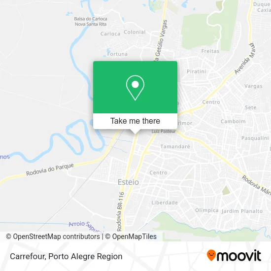 Carrefour map