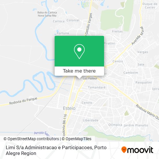 Mapa Limi S / a Administracao e Participacoes