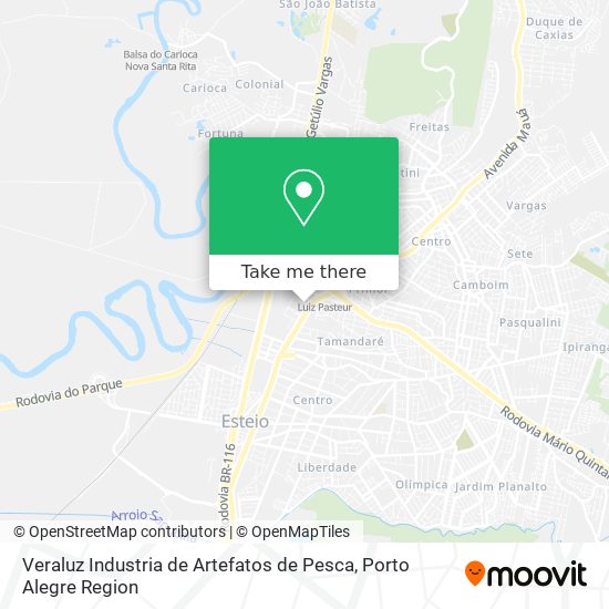 Veraluz Industria de Artefatos de Pesca map