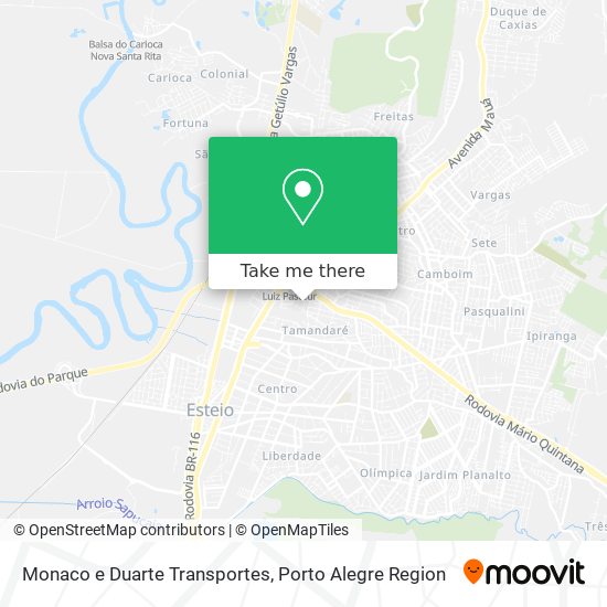 Monaco e Duarte Transportes map