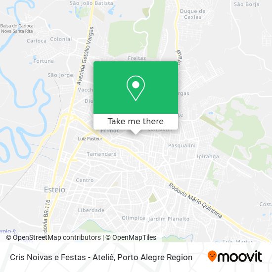 Cris Noivas e Festas - Ateliê map