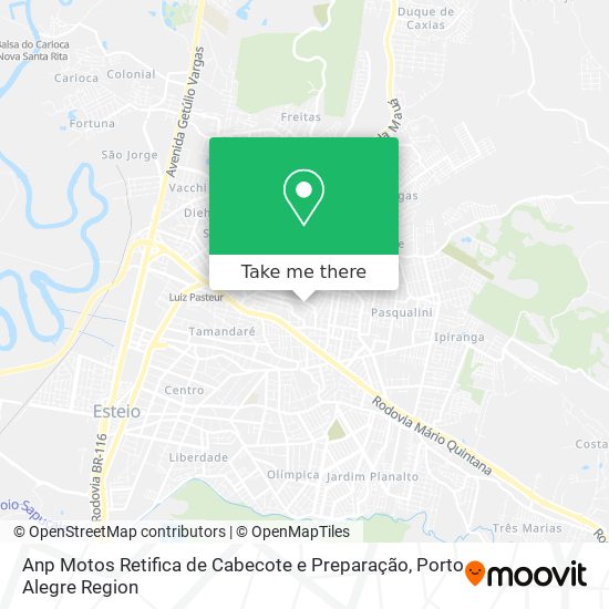 Anp Motos Retifica de Cabecote e Preparação map