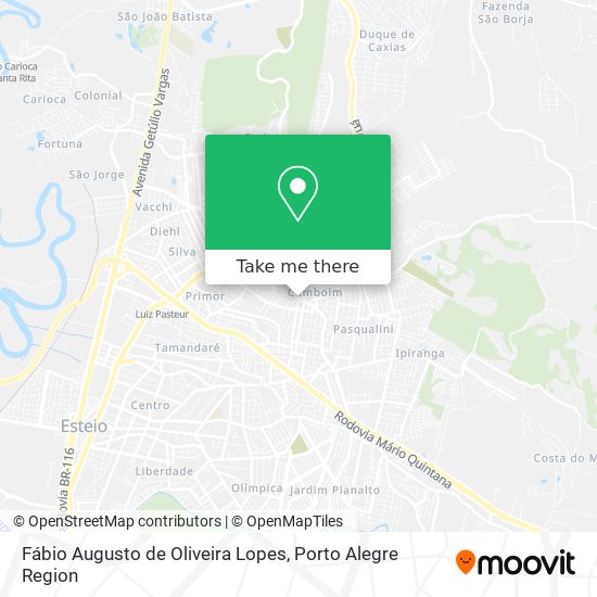 Fábio Augusto de Oliveira Lopes map