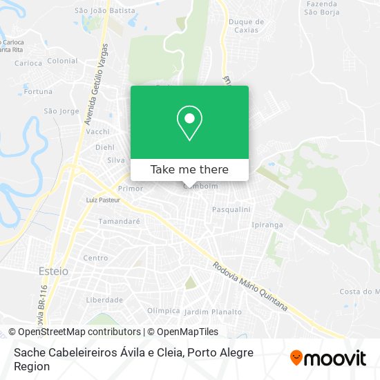 Sache Cabeleireiros Ávila e Cleia map