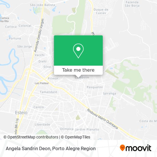 Mapa Angela Sandrin Deon