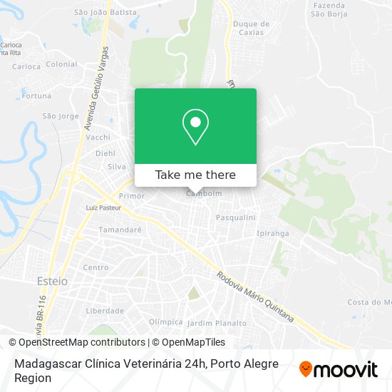 Madagascar Clínica Veterinária 24h map