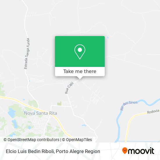 Elcio Luis Bedin Riboli map