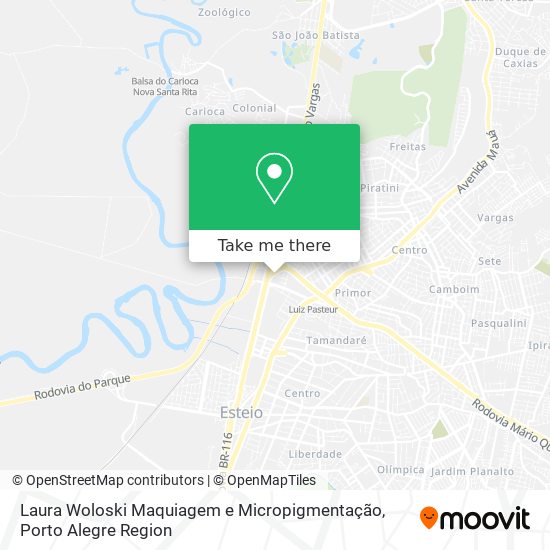 Laura Woloski Maquiagem e Micropigmentação map