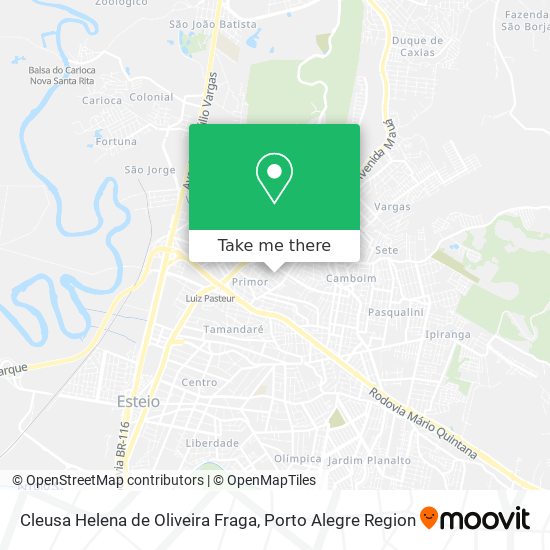Cleusa Helena de Oliveira Fraga map