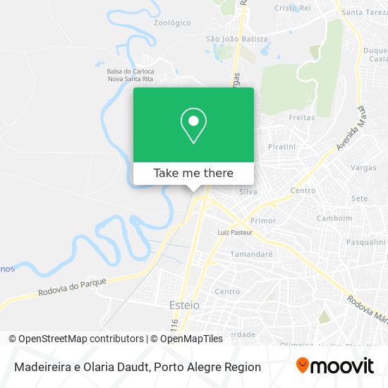 Madeireira e Olaria Daudt map