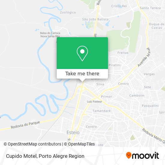 Cupido Motel map