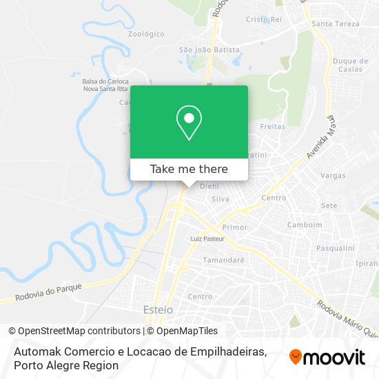 Automak Comercio e Locacao de Empilhadeiras map