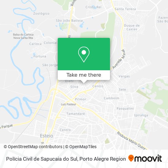 Polícia Civil de Sapucaia do Sul map