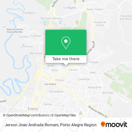 Jerson Joao Andrade Romani map
