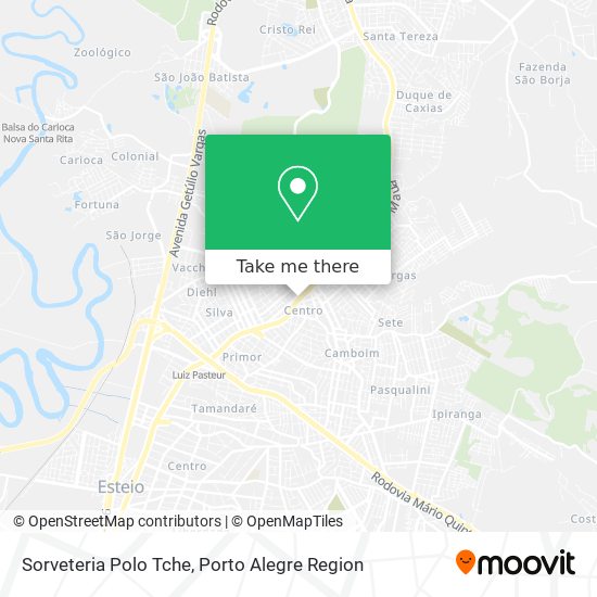 Sorveteria Polo Tche map