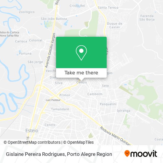 Gislaine Pereira Rodrigues map